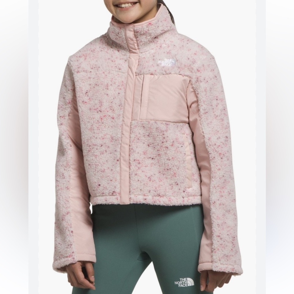 The North Face Pink Fleece Jacket Teen size XXL 18/20 NWT